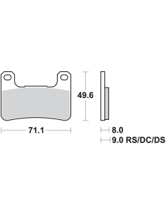copy of Bremsbeläge BREMBO SC 07BB37SC 2