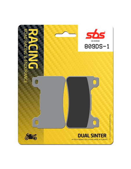 SBS Pastillas de freno P809-DS1 DUAL SINTER