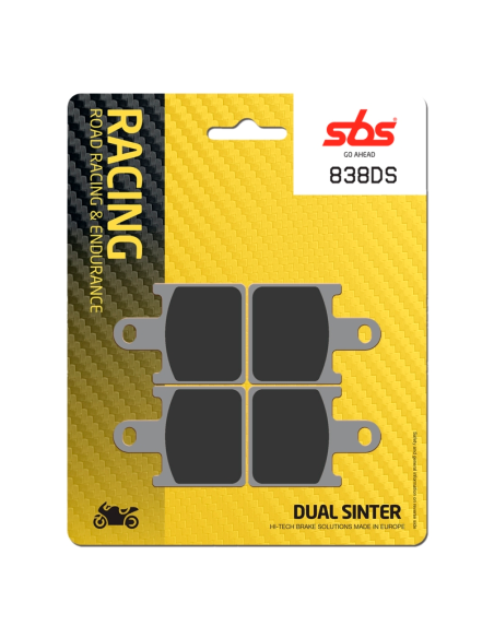 Pastillas de freno SBS 838-DS DUAL SINTER