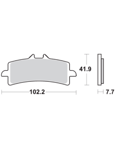 SBS Pastillas de freno P841-DS1 DUAL SINTER 2