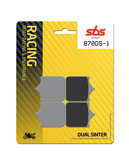 Pastillas de freno SBS P870-DS1 DUAL SINTER