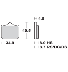 SBS Pastillas de freno P870-DS2 DUAL SINTER 2