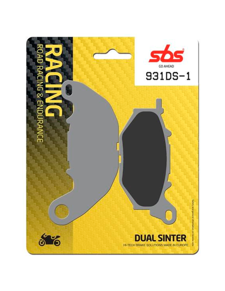 Pastillas de freno SBS P931-DS1 DUAL SINTER