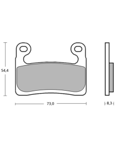 Pastillas de freno SBS P960-DS1 BMW DUAL SINTER 2