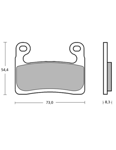 Pastillas de freno SBS P960-DS1 BMW DUAL SINTER