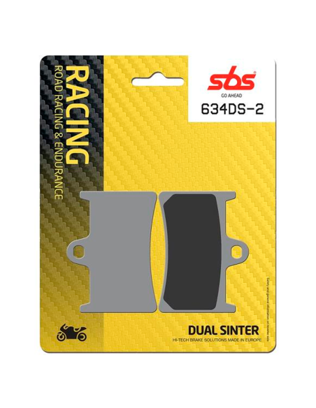 SBS Pastillas de freno P634-DS2 Yamaha DUAL SINTER