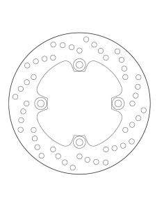 Brembo 68B40747 Disco Trasero ORO KAWASAKI. 2