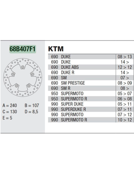 Oro- Brembo -Platten