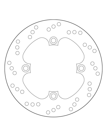 Disco Trasero Brembo serie ORO 68B40749 HONDA / TRIUMPH