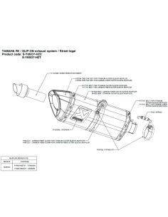 AKRAPOVIC SILENCIADOR DE ESCAPE ESAGONALE CARBON YAMAHA R6 08-09 HOMOLOGADO S-Y6SO7-HZC 2