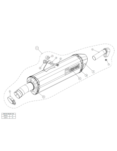 DÄMPFER AKRAPOVIC TITAN BMW F 800 GT / R 13-16 2