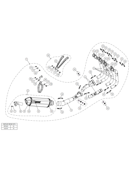 KOMPLETTER AUSPUFF AKRAPOVIC CARBON BMW S 1000 R 2010-2014