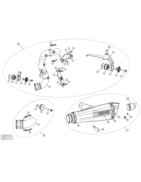 AKRAPOVIC HIGH CONNECTOR BMW R NINET 2014