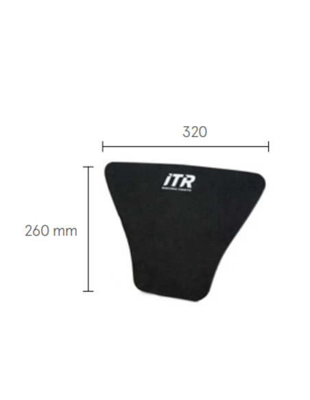 Schaum-Klebesitz Universal 13mm Modell x2 Schwarz