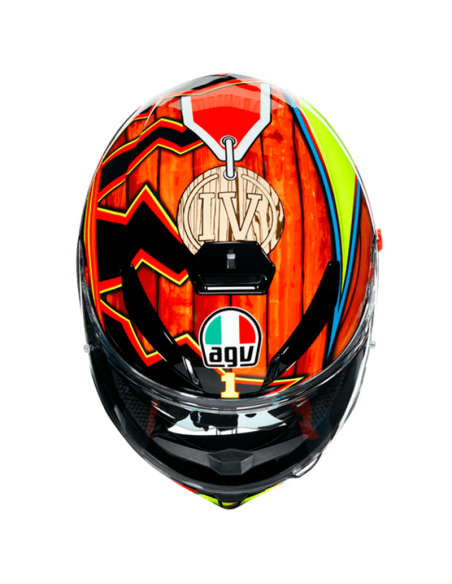 Casco Agv K-3 SV Pinlock Maxvision ROSSI MUGELLO 2004