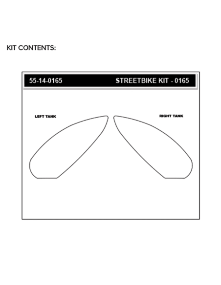 STOMPGRIP Kit de adhesivos ICOM BMW S 1000 RR / HP4 2019-2022
