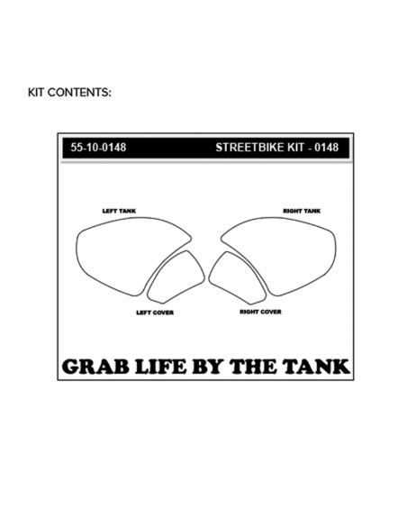 copy of STOMPGRIP Yamaha YZF-R6 17-20 Klebeset