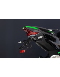 Porta matrícula EVOTECH para Kawasaki Z400 / Ninja 400 / Z500 / Ninja 500