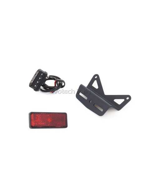 Kit accesorios porta matrícula 45º EVOTECH