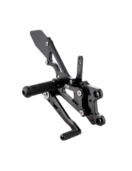 ESTRIBERAS MULTIREGULABLES HONDA CBR 1000 RR 04-07 / 600 RR 03-06 NEGRO