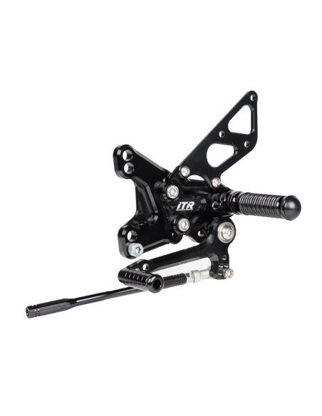 ESTRIBERAS MULTI REGULABLES - KAWASAKI ZX10R 2011-2015 - NEGRO