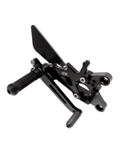 ITR MEHRFACH VERSTELLBARE FUSSRASTEN - YAMAHA R6 2006-2020 - SCHWARZ IT2032N