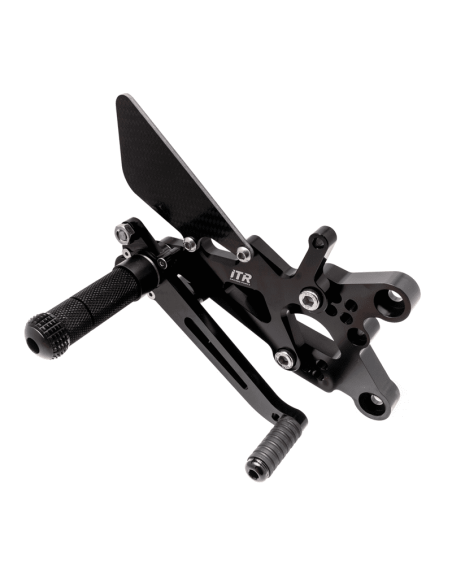 ESTRIBERAS MULTI REGULABLES - YAMAHA R6 2006-2020 - NEGRO