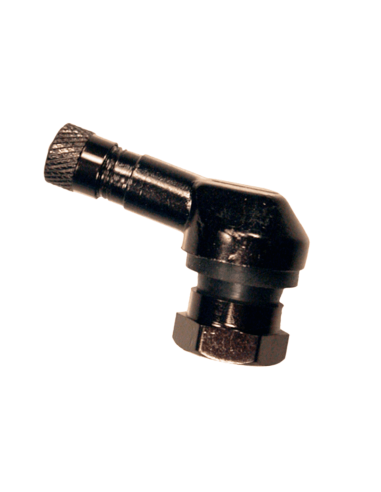 JMP Ventil in Winkel Alu schwarz 11,3mm