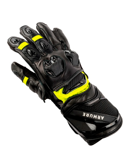 GUANTES ARMURE DRAGO BLACK / YELLOW FLUO