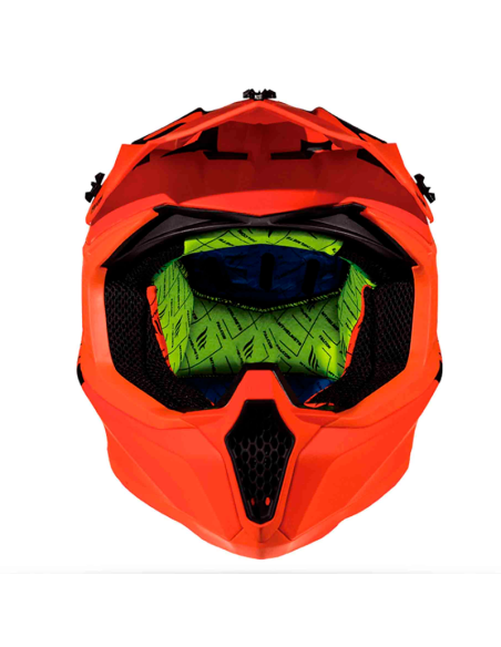 CASCO MT MX802 FALCON KARSON F3 NARANJA FLUOR MATE