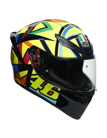 CASCO AGV K-1 ROSSI SOLELUNA 2017