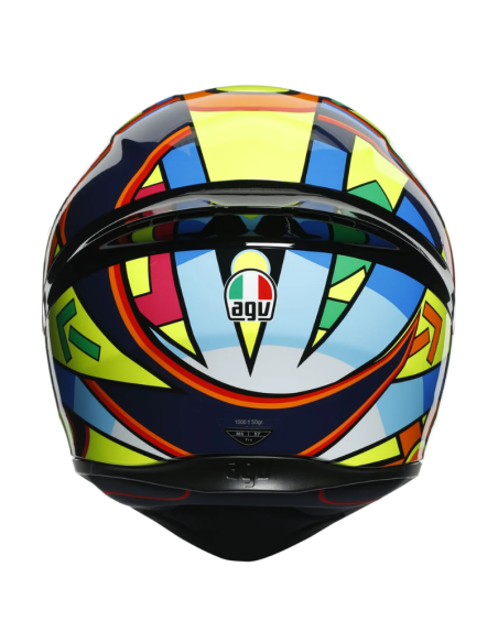 CASCO AGV K-1 ROSSI SOLELUNA 2017