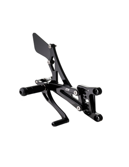 ESTRIBERAS MULTIREGULABLES - YAMAHA R1 2007-08 - NEGRO