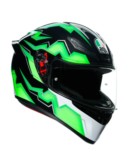 CASCO AGV K-1 KRIPTON BLACK / GREEN