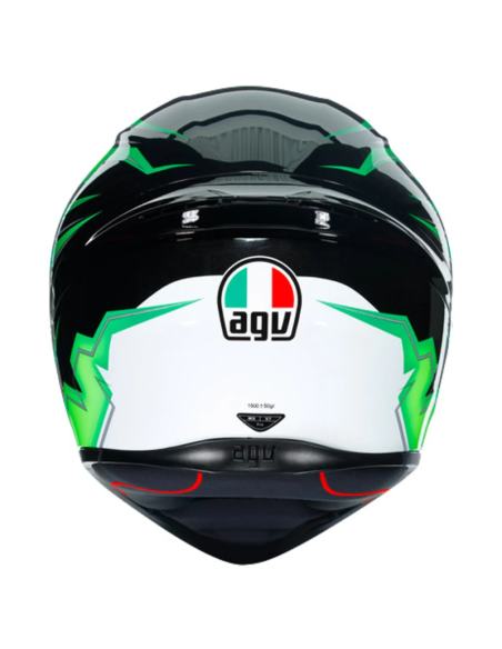 CASCO AGV K-1 KRIPTON BLACK / GREEN