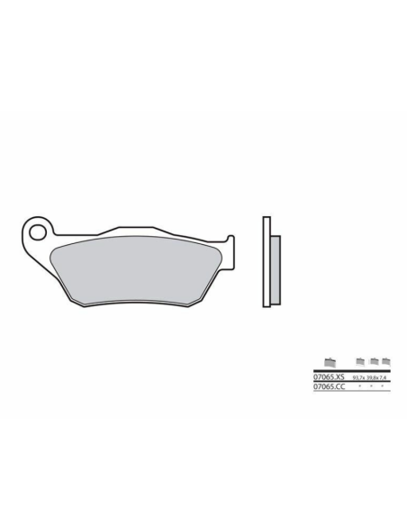 Brembo 07065XS gesinterte Bremsbeläge
