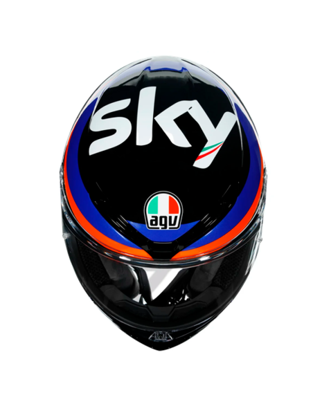 CASCO AGV K6 MARINI REPLICA SKY RACING TEAM 2021