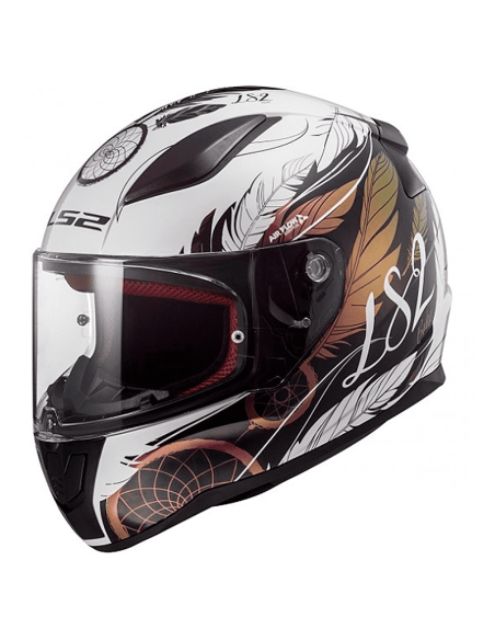 copy of HELM LS2 FF353 RAPID BOHO WEISS / SCHWARZ / ROSA