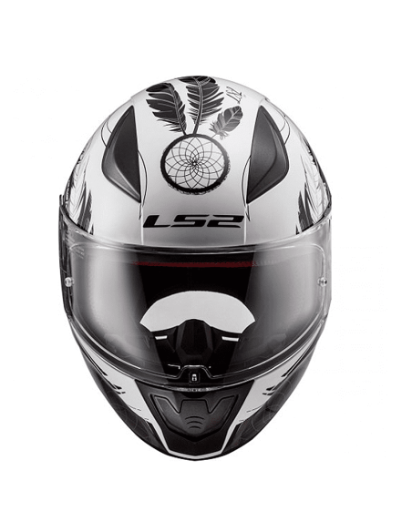 copy of HELM LS2 FF353 RAPID BOHO WEISS / SCHWARZ / ROSA