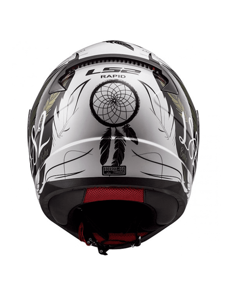 copy of HELM LS2 FF353 RAPID BOHO WEISS / SCHWARZ / ROSA
