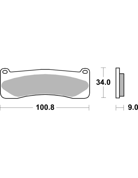P707-DS1. Pastillas de freno SBS P707-DS1 DUAL SINTER