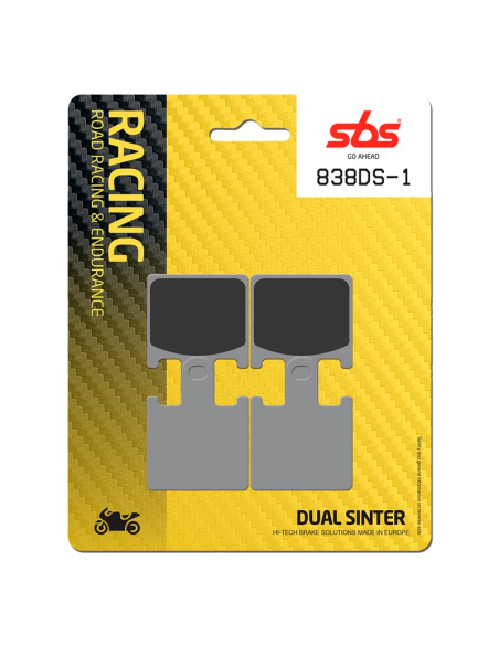 P838-DS1. Pastillas de freno SBS P838-DS1 DUAL SINTER