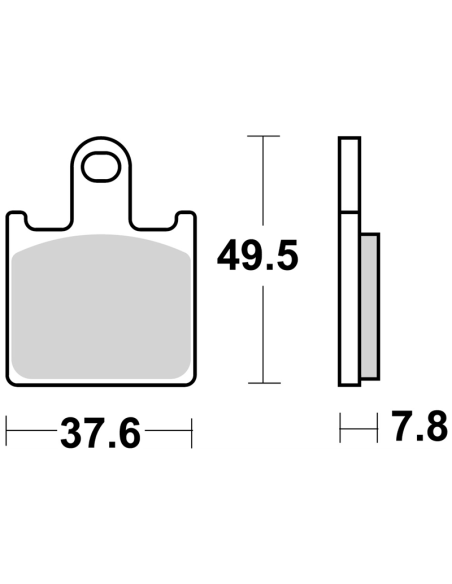 P838-DS1. Pastillas de freno SBS P838-DS1 DUAL SINTER