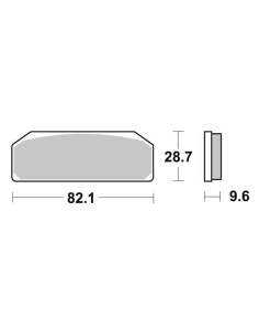P845-DS1. Pastillas de freno SBS P845-DS1 DUAL SINTER 2