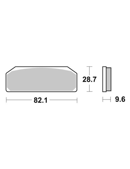 P845-DS1. Pastillas de freno SBS P845-DS1 DUAL SINTER