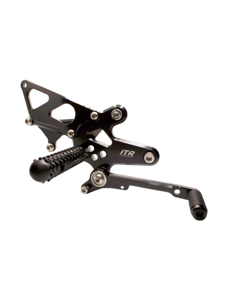 ESTRIBERAS MULTIREGULABLES - TIPO 1 - KAWASAKI 300 NINJA 2016 - NEGRO
