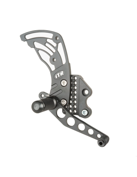 ESTRIBERAS MULTIREGULABLES - TIPO 2 - SUZUKI GSXR1000 2005-2006 - NEGRO