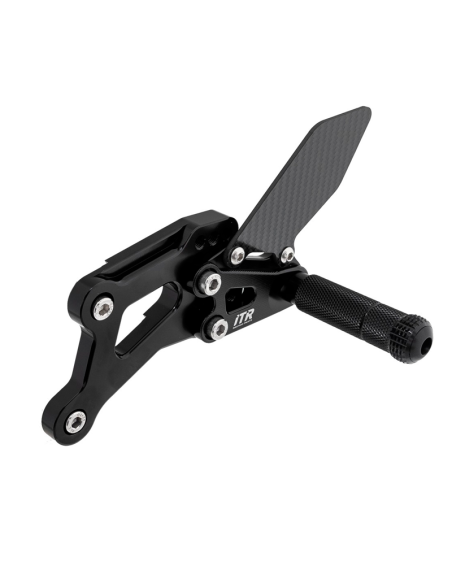 ESTRIBERAS MULTIREGULABLES SUZUKI GSXR1000 2017-2020 NEGRO
