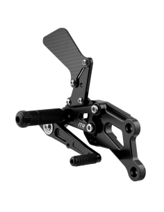 ESTRIBERAS MULTIREGULABLES SUZUKI GSXR1000 2017-2020 NEGRO