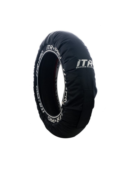 JUEGO DE CALENTADORES PARA SUPERMOTARD - PRO - NEGRO